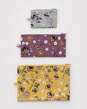 BAGGU Flat Pouch Set (Wildwood Mix)