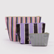 BAGGU Go Pouch Set (Candy Shop Stripes)