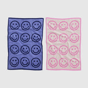 BAGGU Hand Towel Set of 2 (Happy Pink Blue)