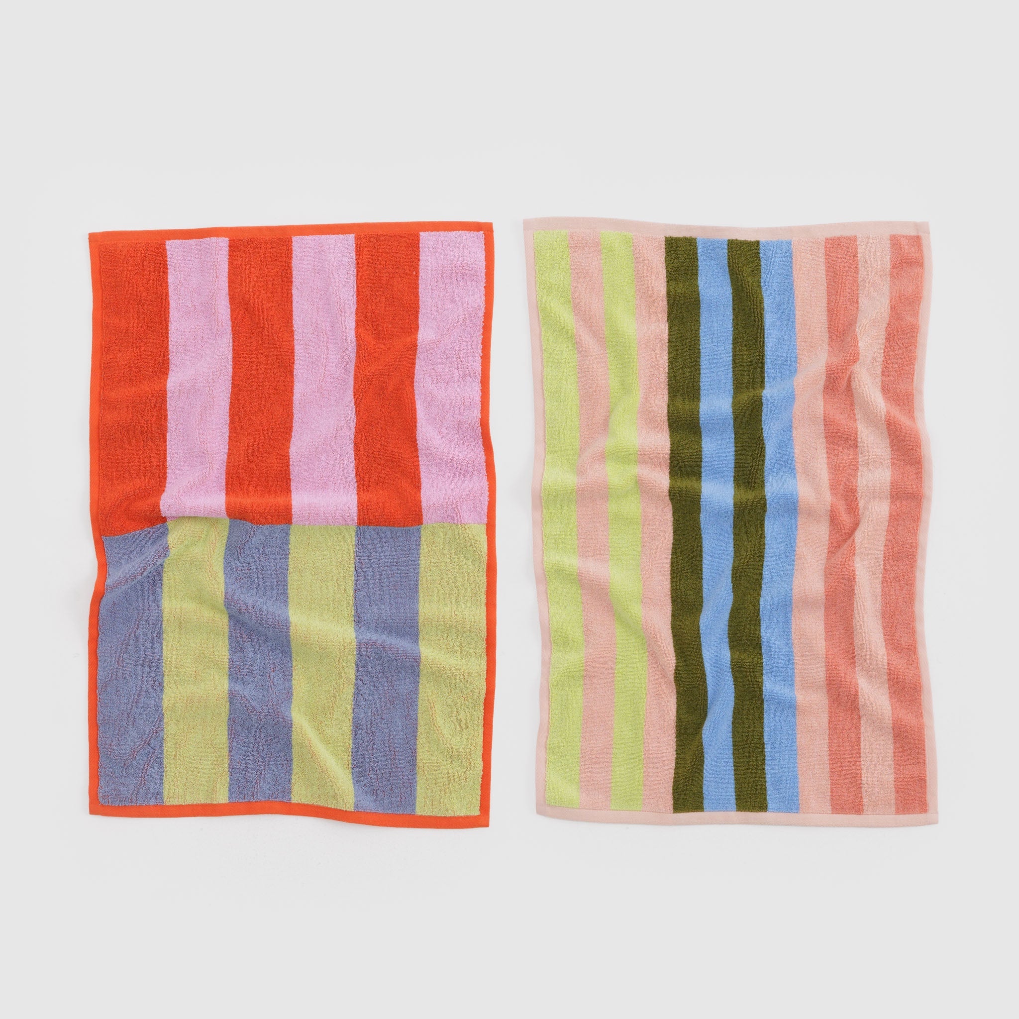 BAGGU Hand Towel Set of 2 (Pool Stripe Mix)