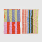 BAGGU Hand Towel Set of 2 (Pool Stripe Mix)
