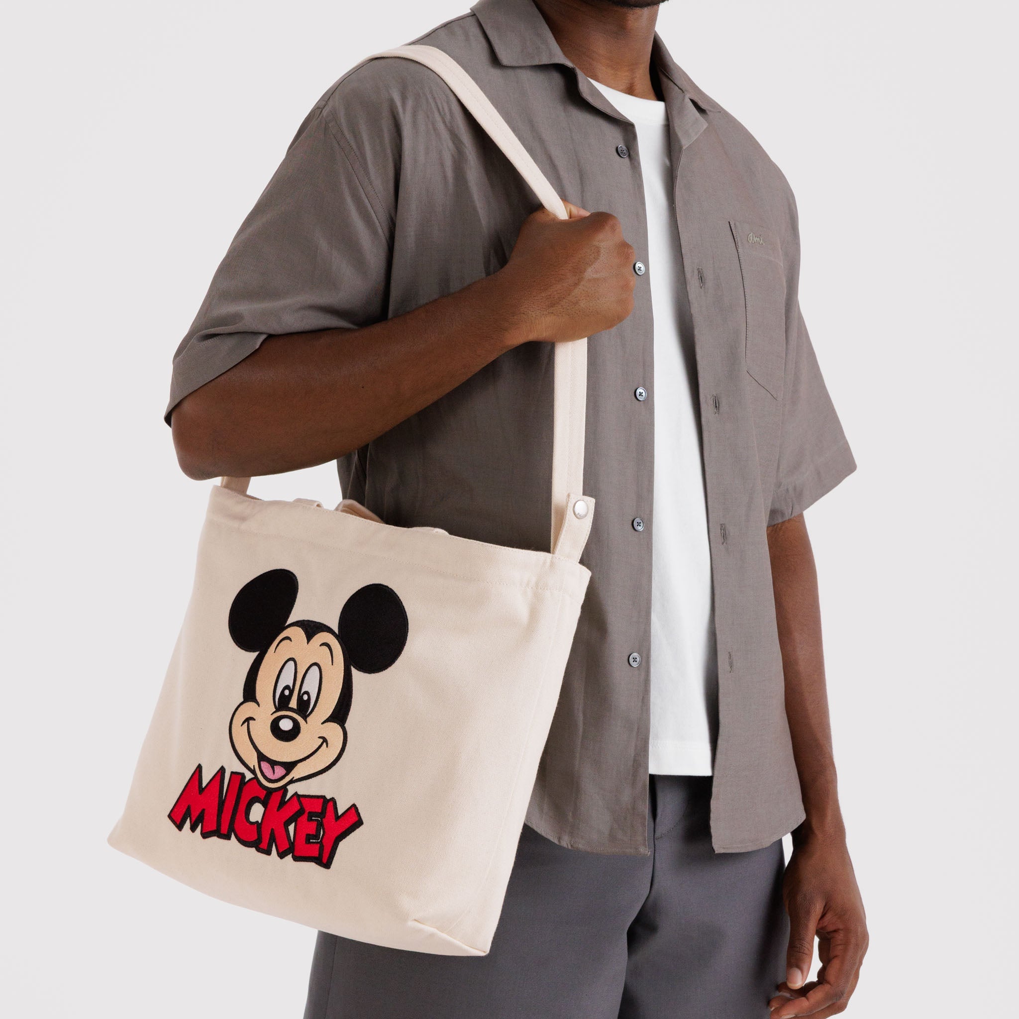 BAGGU Horizontal Duck Bag (Embroidered Mickey Mouse Club)