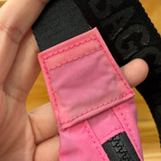 BAGGU Small Nylon Crescent Bag - Azalea Pink (Defect 80%)