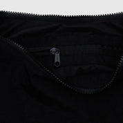 Medium Crescent Nylon Bag - Black (Extended Strap)