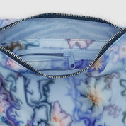 BAGGU Medium Crescent Bag (Blue Thorns)