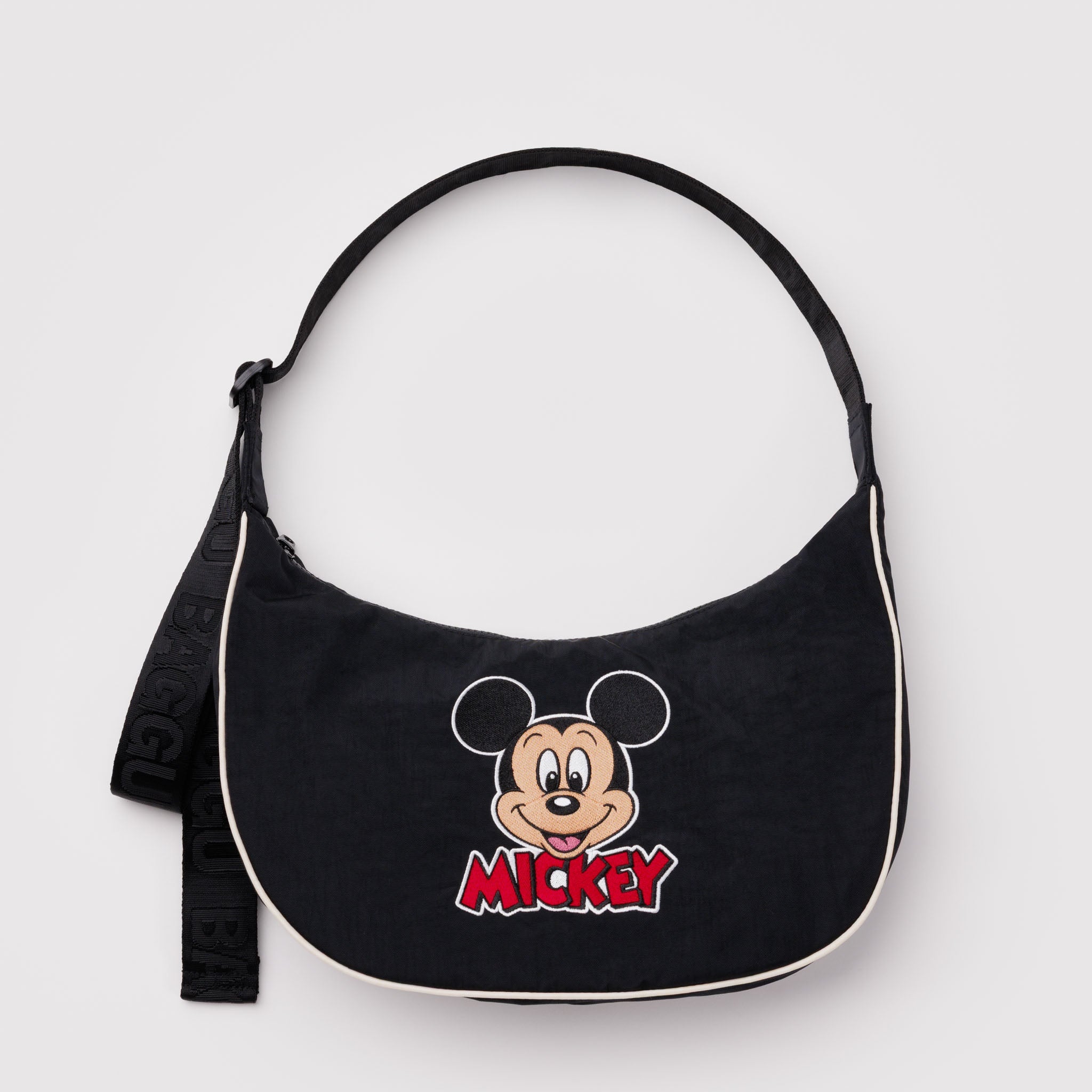 BAGGU Medium Crescent Bag (Embroidered Mickey Mouse Club)