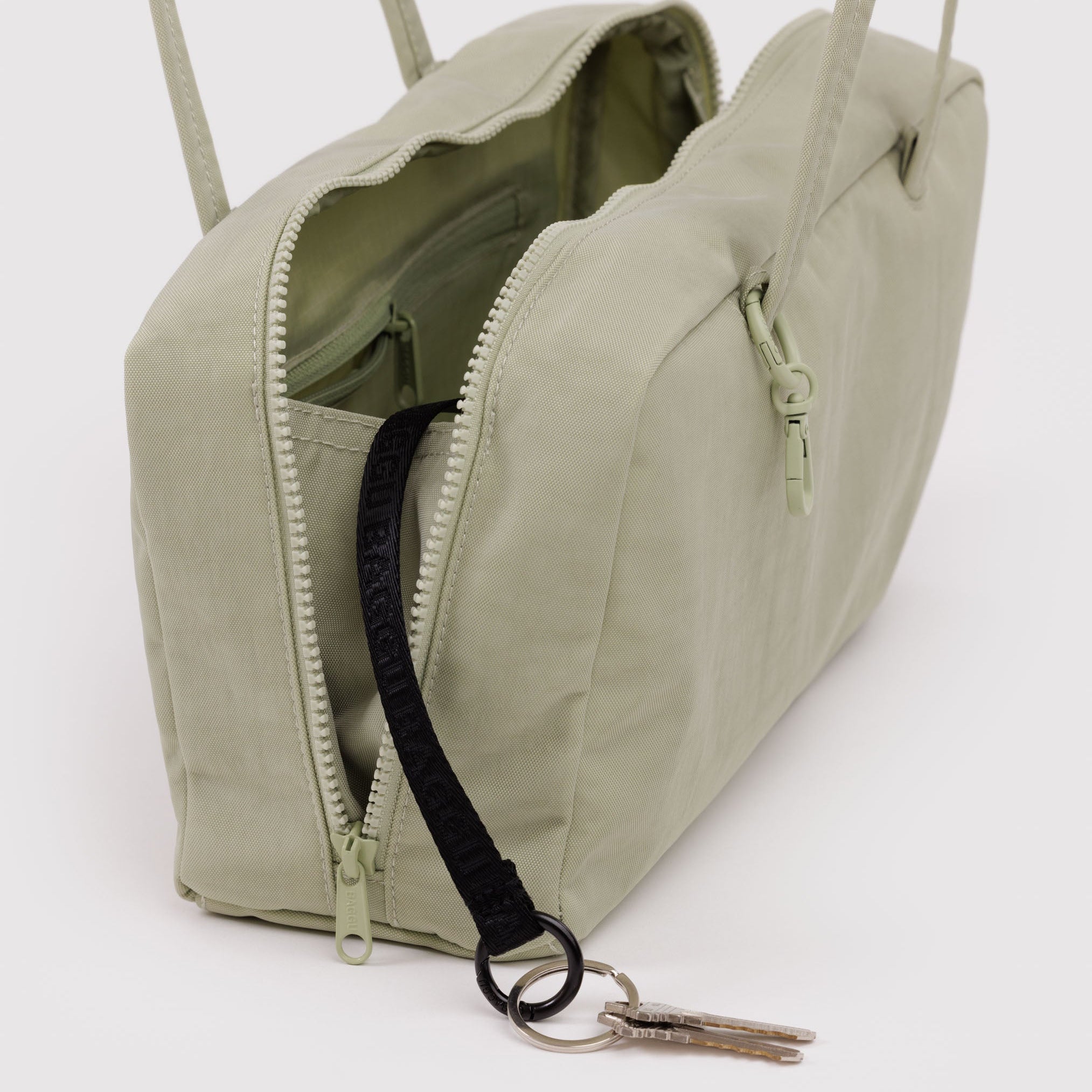 BAGGU Nylon Bowler Bag (Celadon)