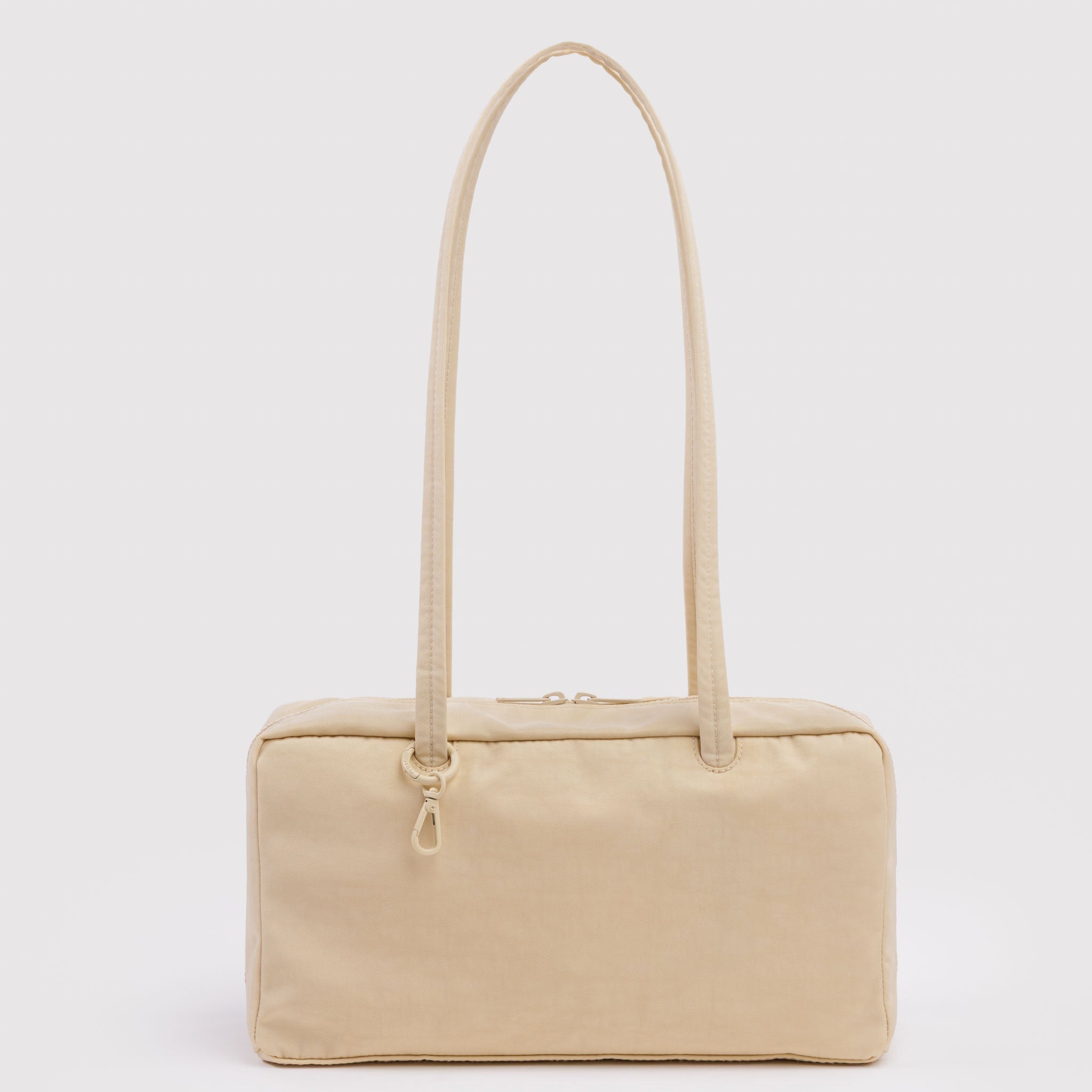 BAGGU Nylon Bowler Bag (Custard)