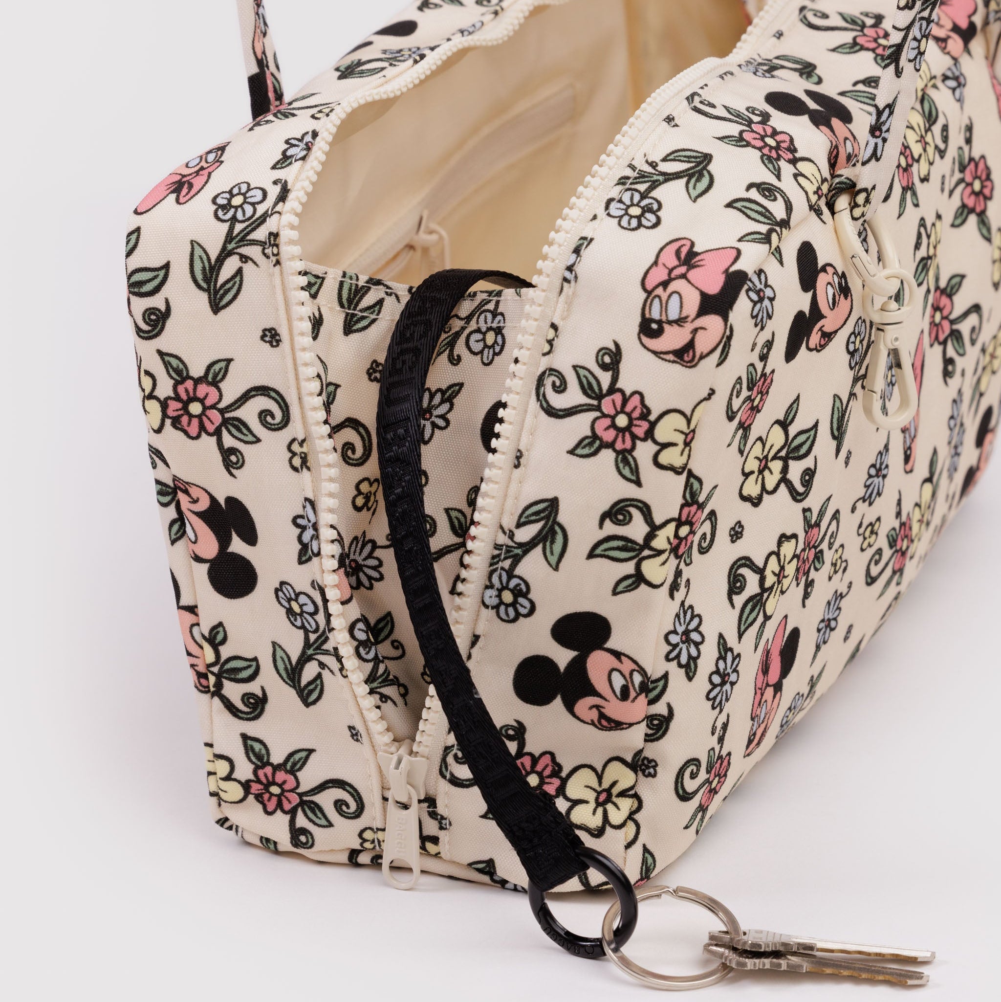 BAGGU Nylon Bowler Bag (Storybook Floral)