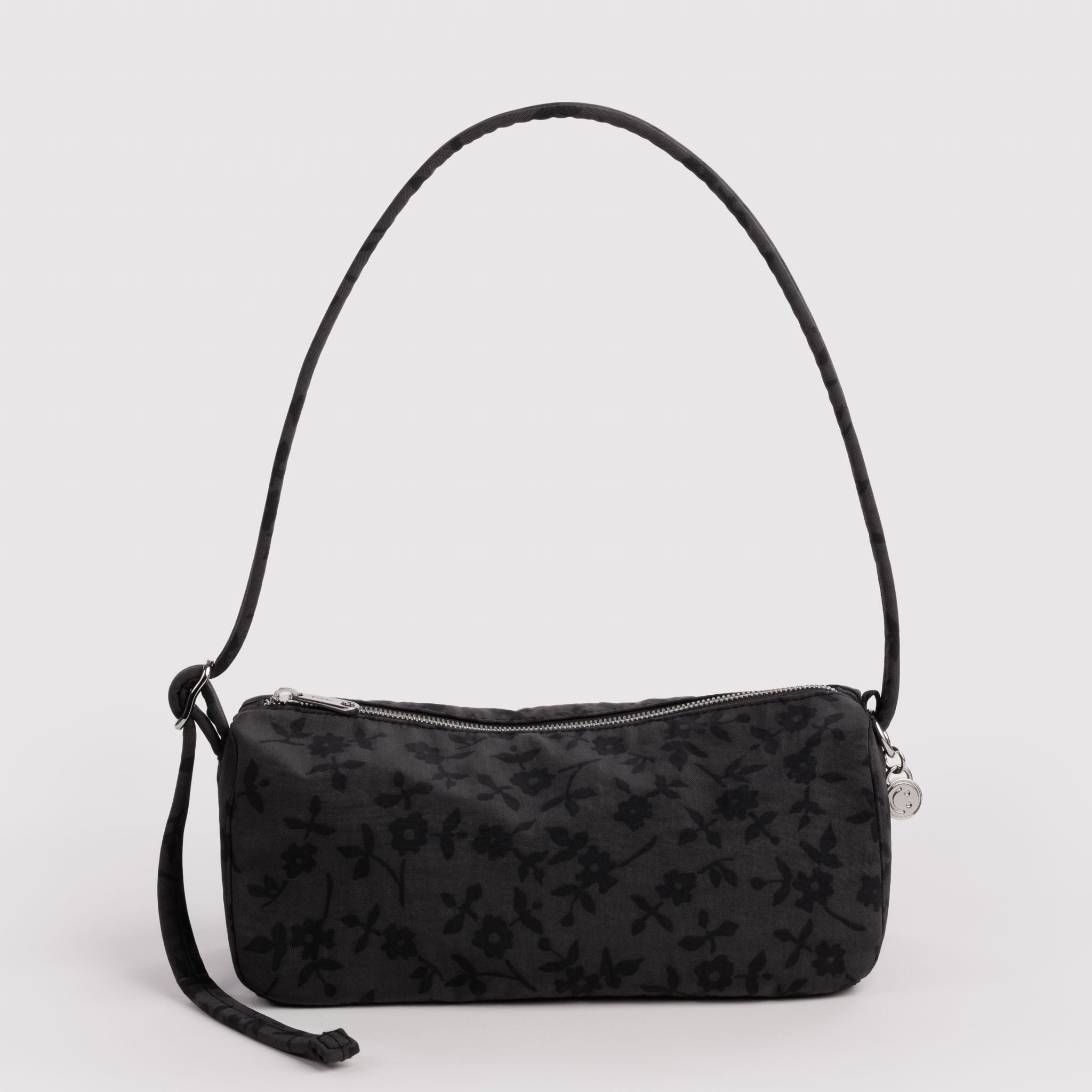 BAGGU Nylon Loaf Bag (Charcoal Ditsy Floral)