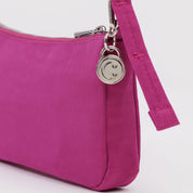 BAGGU Nylon Pochette (Deep Fuchsia)