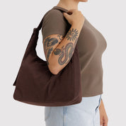 BAGGU Nylon Shoulder Bag (Coffee)