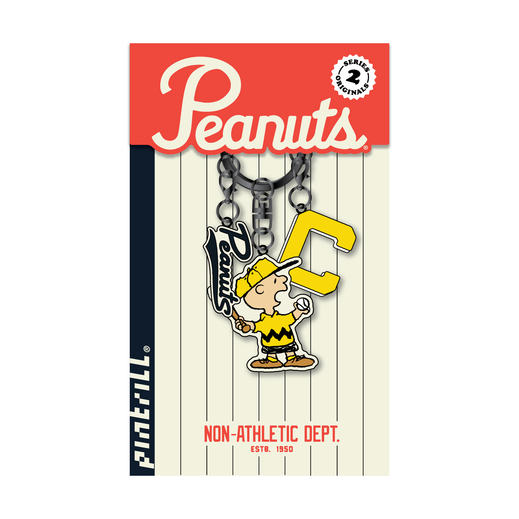 Pintrill PEANUTS - Charlie Brown Varsity Keyclip