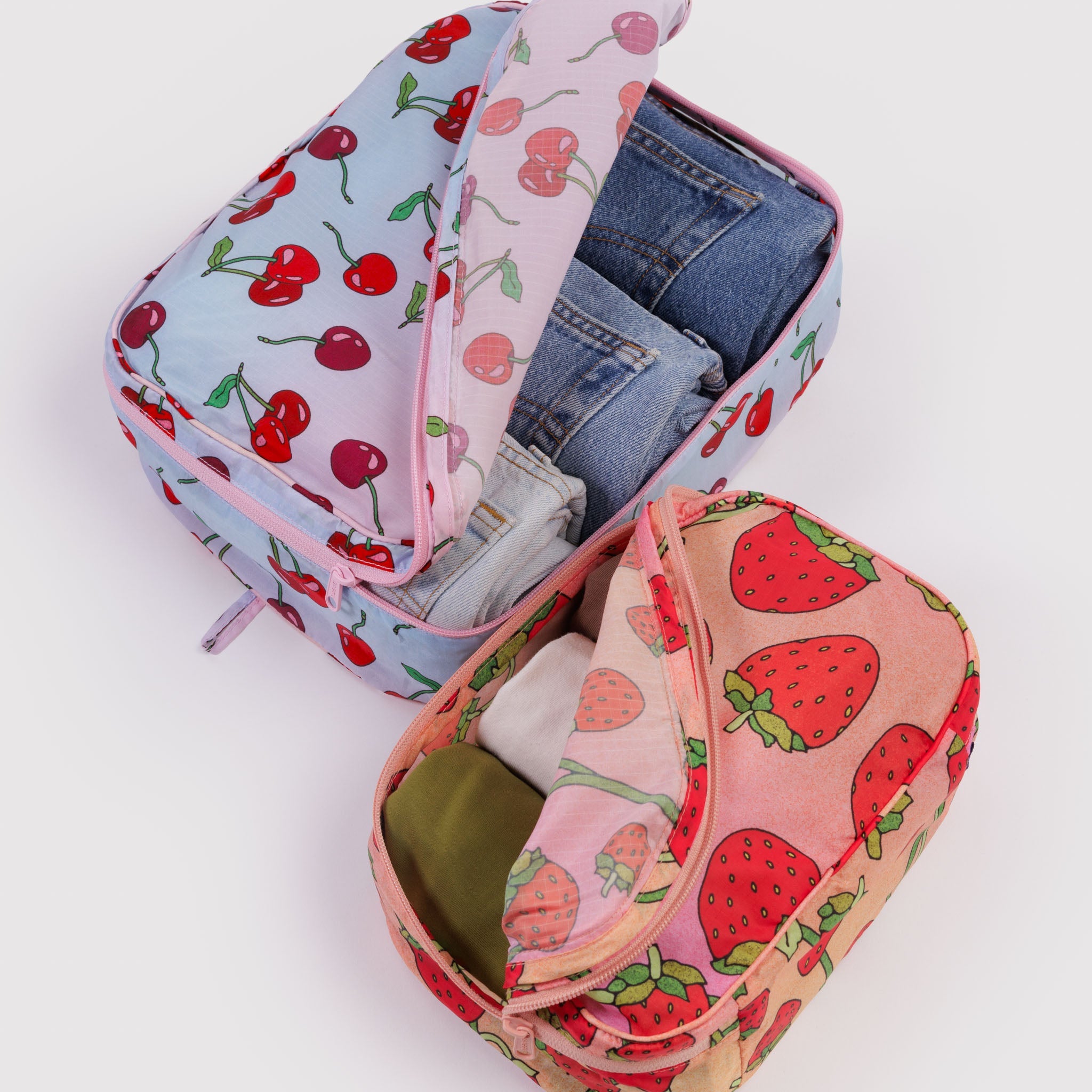 BAGGU Packing Cube Set (Berries)