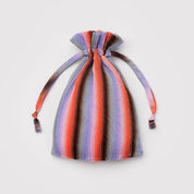BAGGU Pleated (Gradient Stripe Poppy & Lilac)