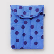 BAGGU Puffy Laptop Sleeve 13/14"- 16" (Blue Polka Dot)