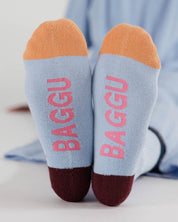 Ribbed Socks (Light Blue Mix)