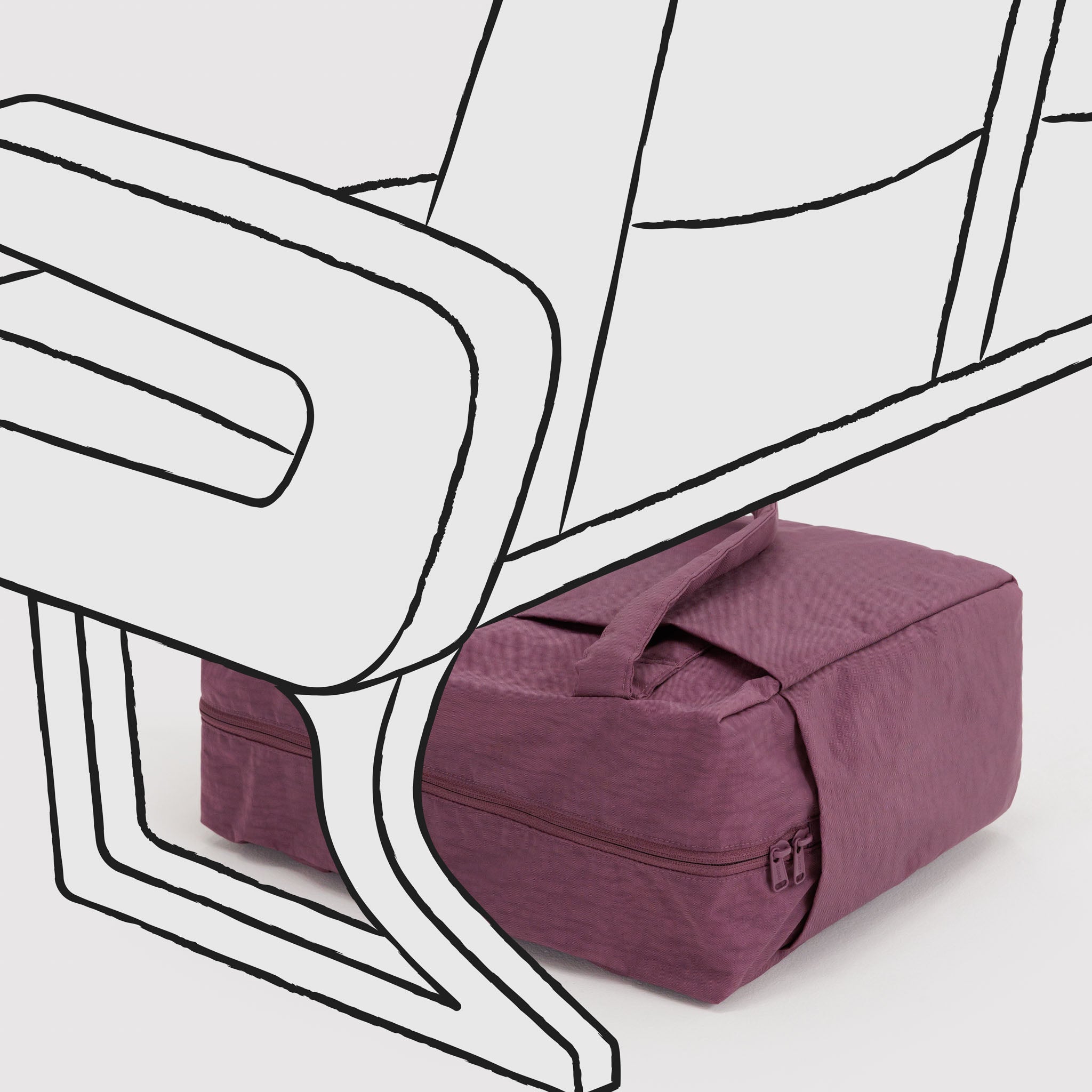 BAGGU Small Cloud Carry-On (Wild Plum)