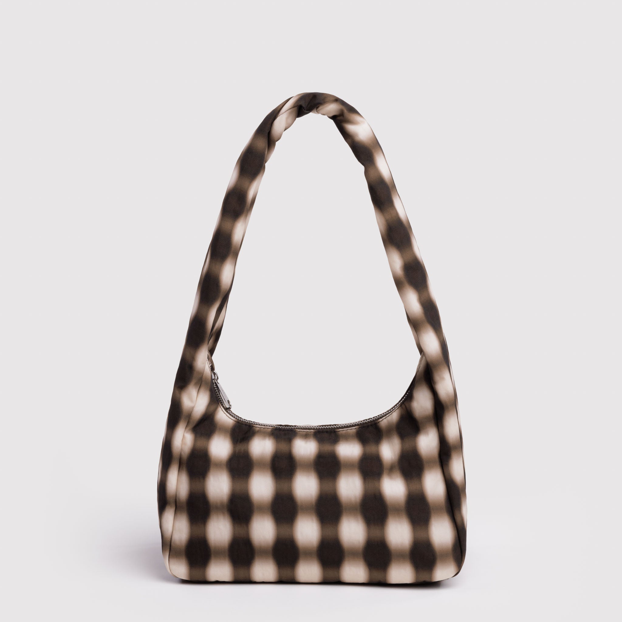 Small_Nylon_Meringue_Bag_Heavyweight_Blurred_Gingham_Brown_01.jpg