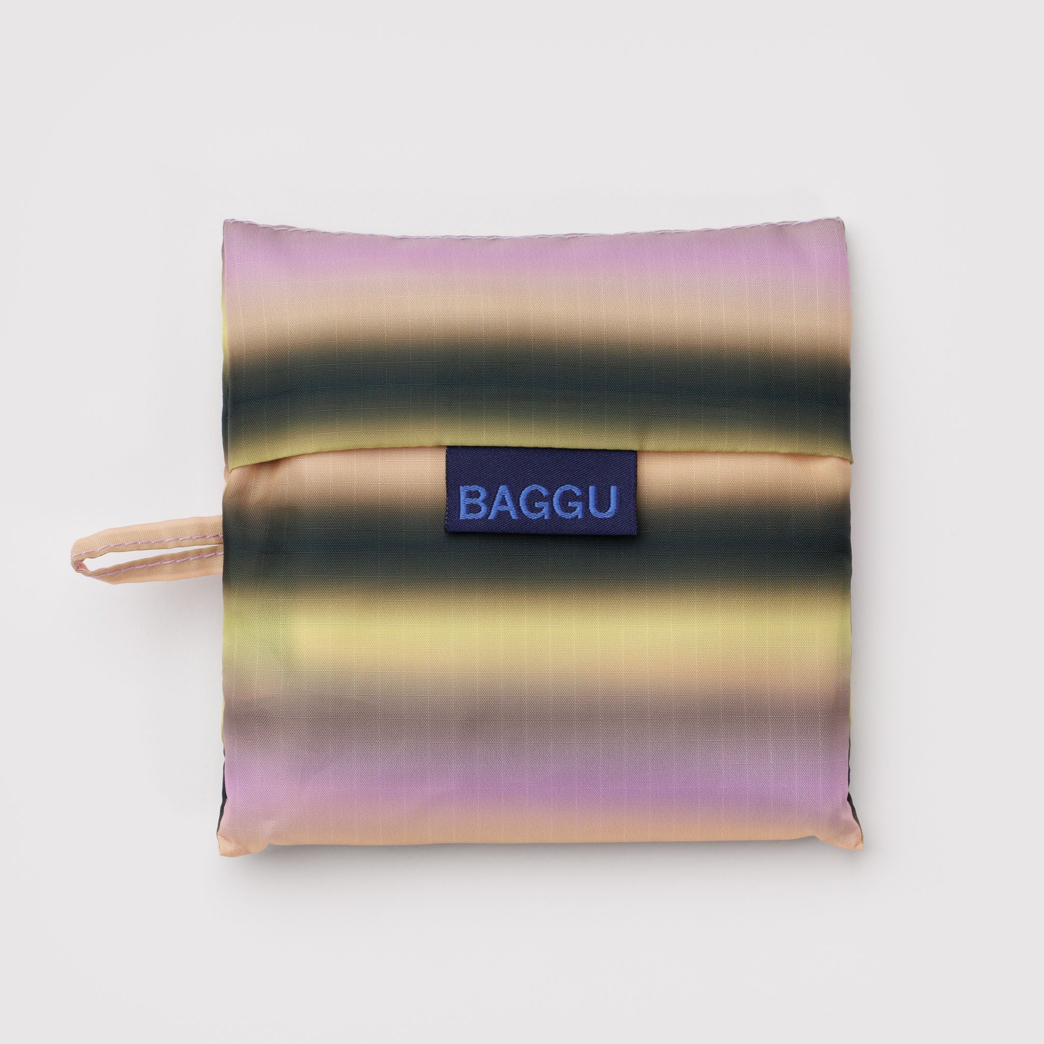 BAGGU Standard Reusable Bag (Gradient Stripe Pink & Yellow)