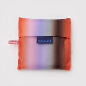 BAGGU Standard Reusable Bag (Gradient Stripe Poppy & Lilac)