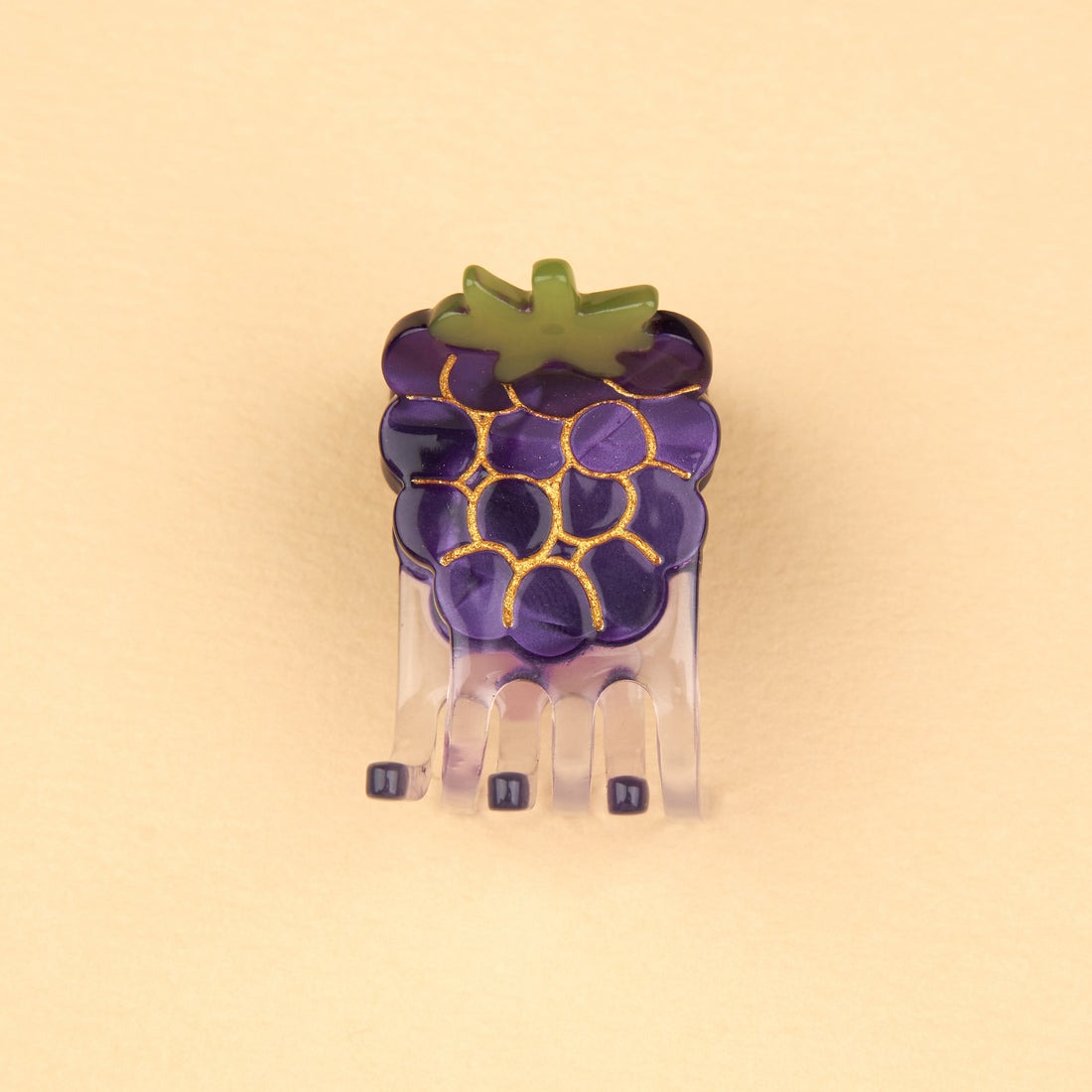 Coucou Suzette Mini Hair Claw (Blackberry)