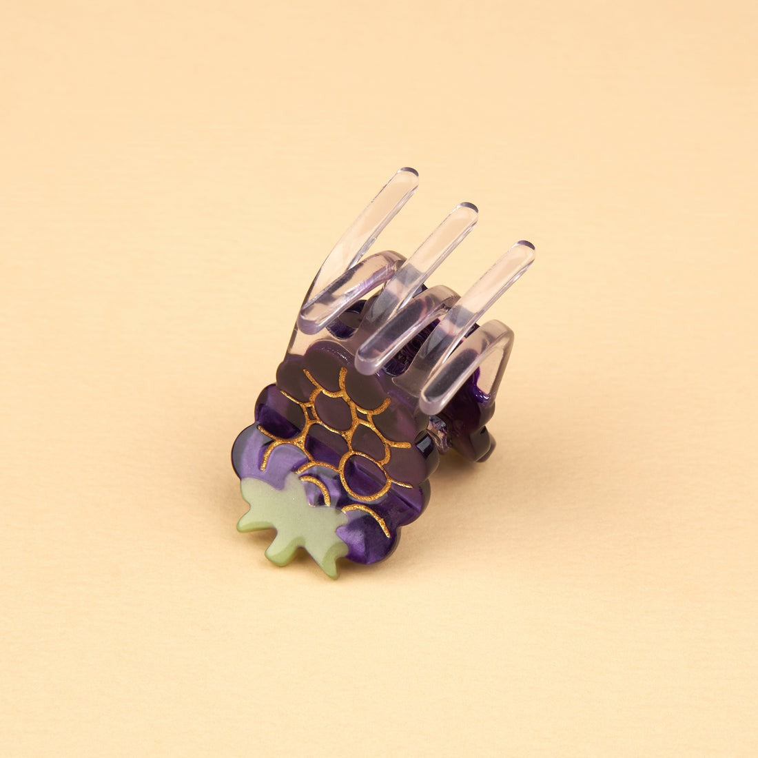 Coucou Suzette Mini Hair Claw (Blackberry)