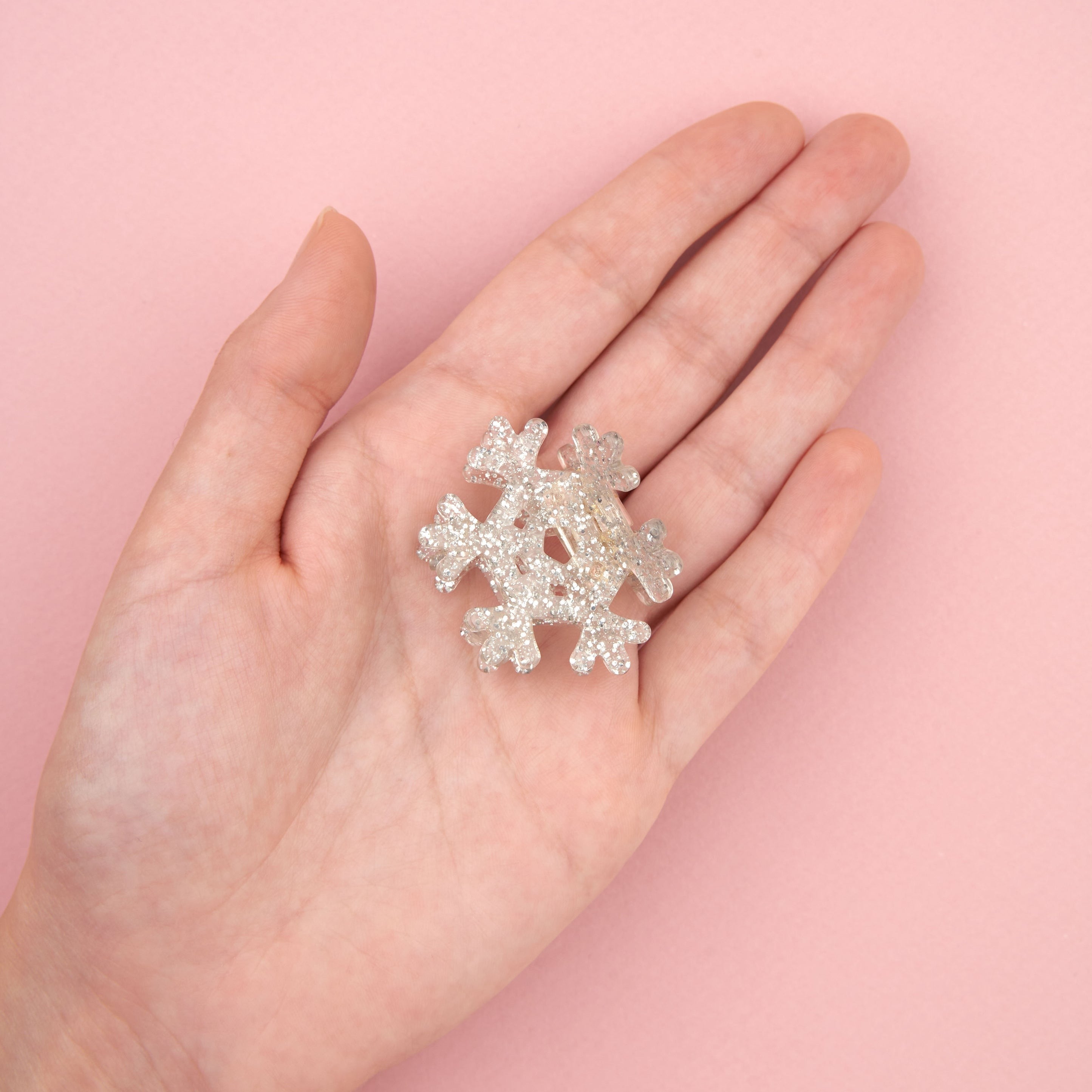 Coucou Suzette Mini Hair Claw (Snowflake)