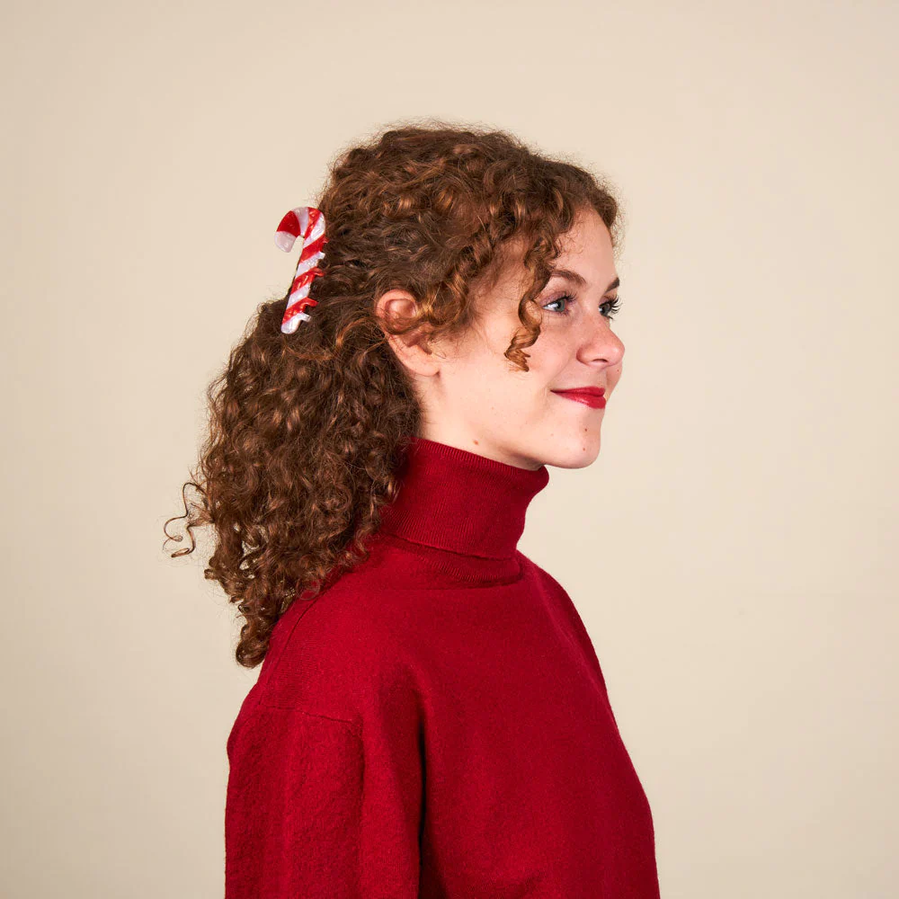 Hair Claw (Candy cane)