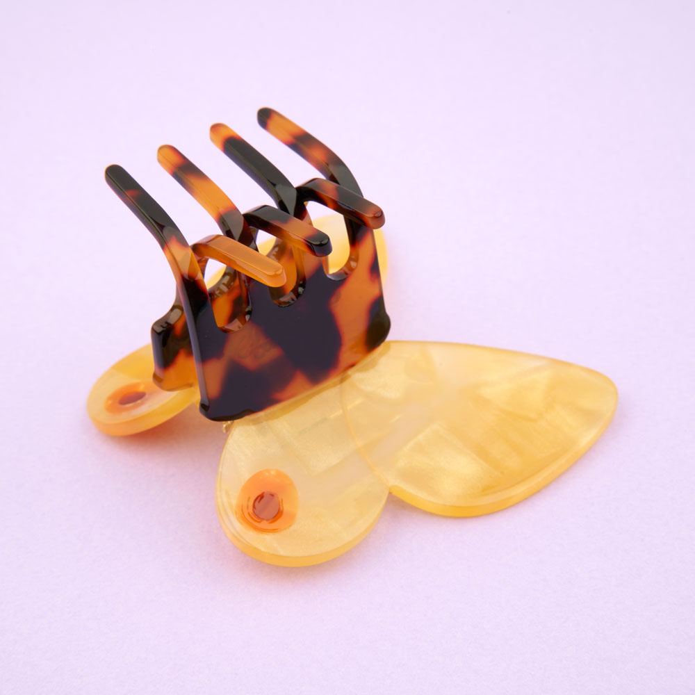 Coucou Suzette Hair Claw (Yellow Butterfly)