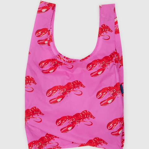 BAGGU Standard Reusable Bag (Pink Lobster)