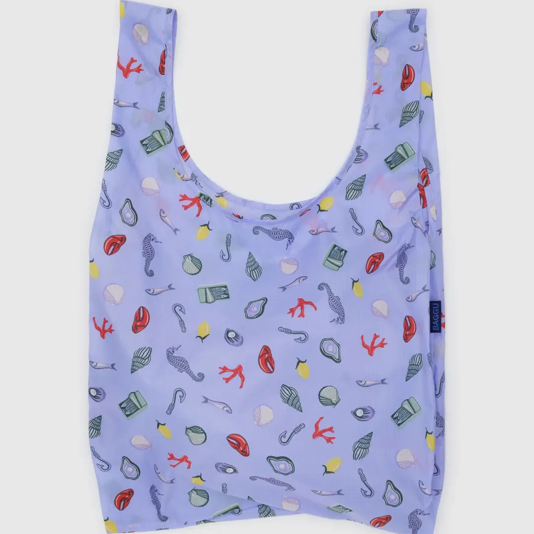 BAGGU Standard Reusable Bag (Sea Charms)