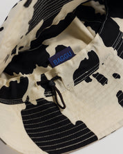 Bucket Hat (Black and white cow)