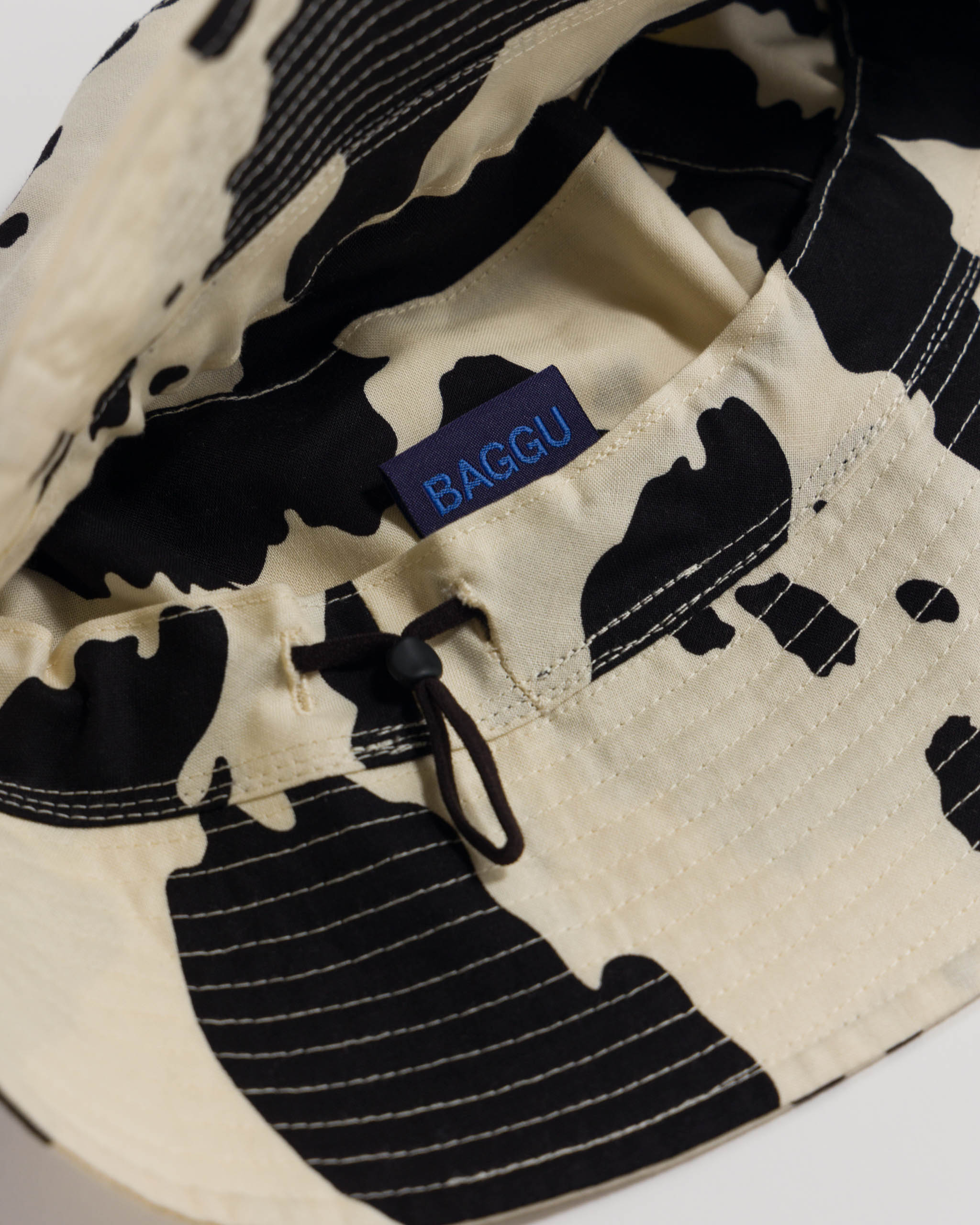 Bucket Hat (Black and white cow)
