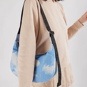 BAGGU Medium Crescent Nylon Bag - Clouds